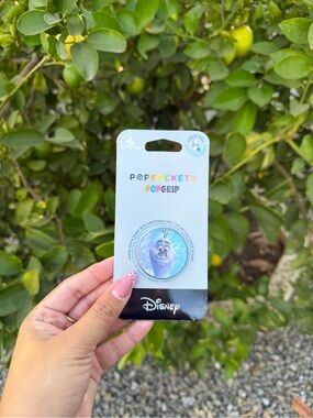 Disney Olaf Phone Grip — Holographic Light Blue PopSocket